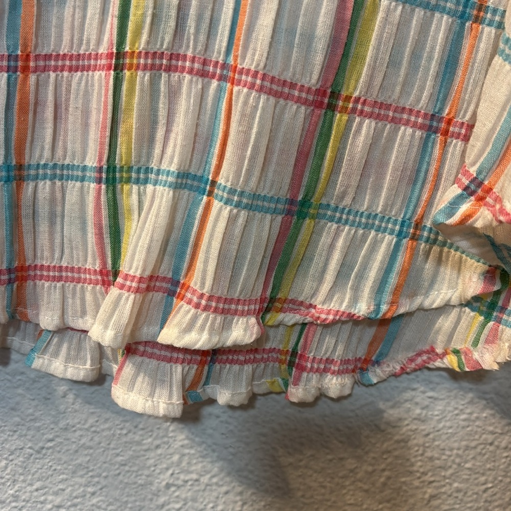 Caribou Multicolor Plaid Women's Top - Picture 2 of 6